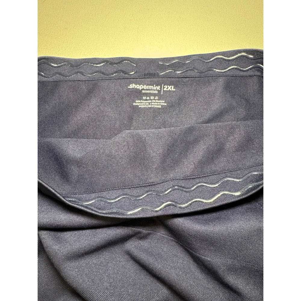 Shapermint Essentials Women 2XL Navy Blue High Waisted Shaper Leggings 42075